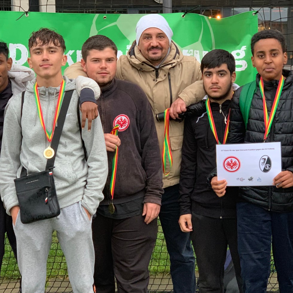 Bolzplatzliga mit Aliaddin Ali Bahar in Frankfurt